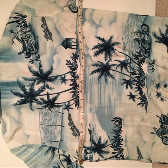 Harley Davidson Tori Richard ,Vintage Hawaiian style short sleeve shirt. - Picture 5 of 7